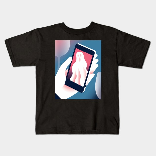 Ghosted high res Kids T-Shirt by Neil Webb | Illustrator